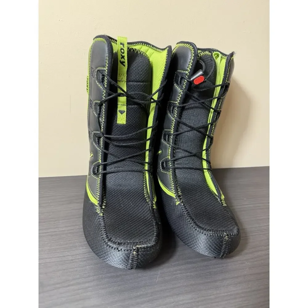 Roxy Mist Womens Snowboard Boots Size 8.5 Traditional Lace EUR 40 Gum Bottom